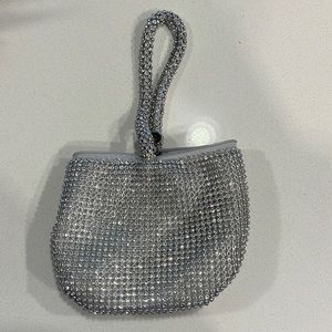 Triangle Design Rhinestone Purse